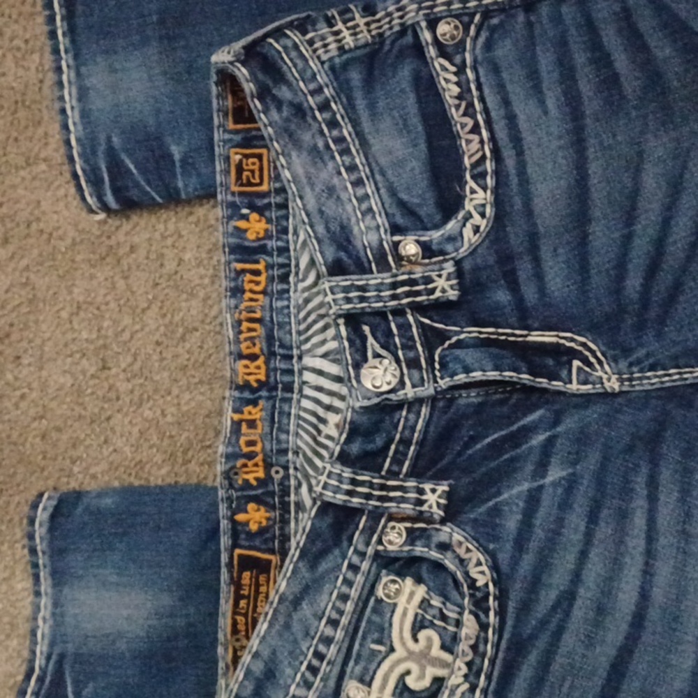 Rock Revival Skinny Jeans Size 26